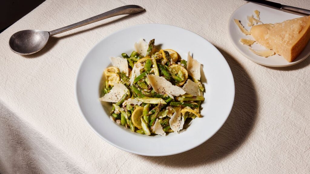 Crushed Asparagus Salad Recipe | Epic