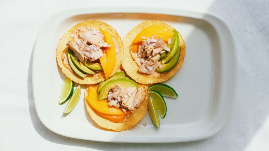 Canned Spicy Tuna Tostadas Recipe