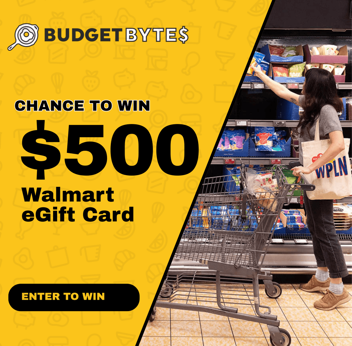 Enter to win a $500 Walmart gift card