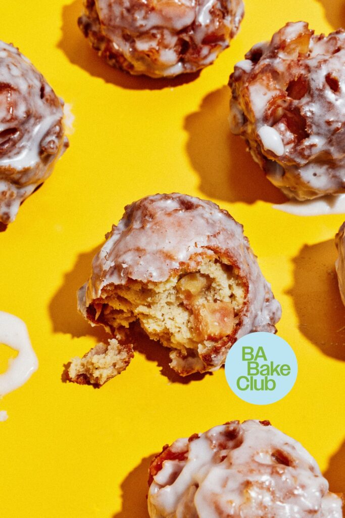 Apple Fritters With Cinnamon Glaze Recipe