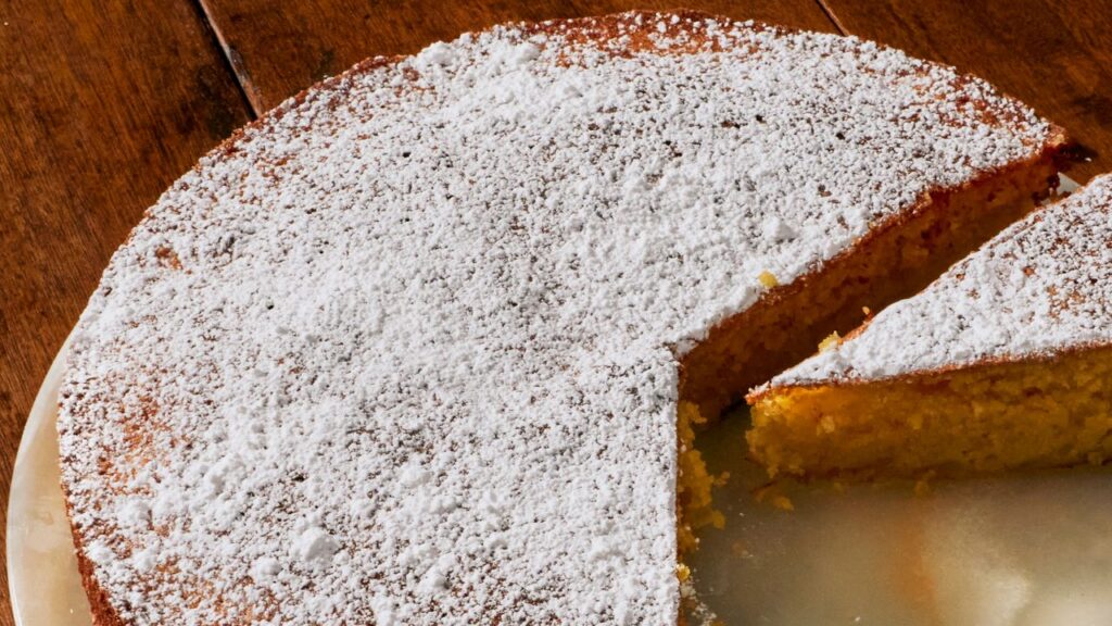 Pear Tarta De Santiago Recipe