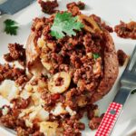 Spiced Beef Baked Potatoes Recipe